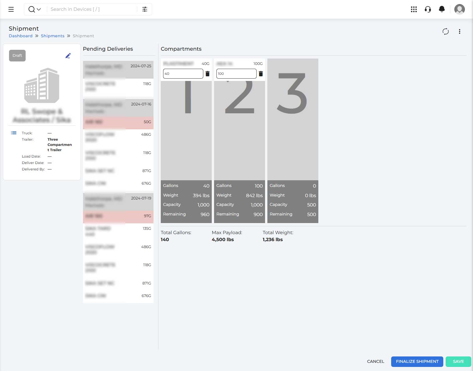 dashboard-shipment